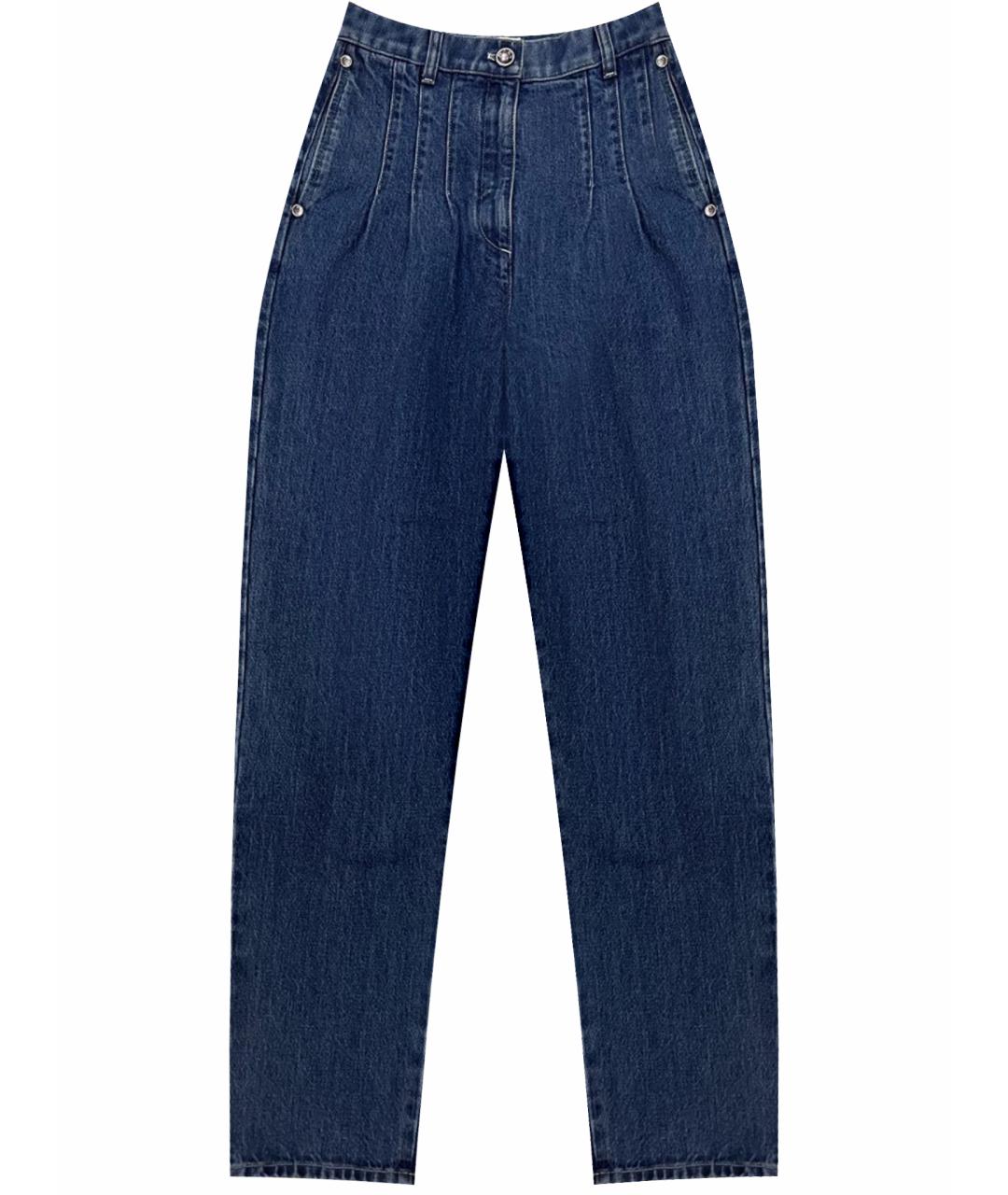 CHANEL Синие прямые джинсы, фото 1