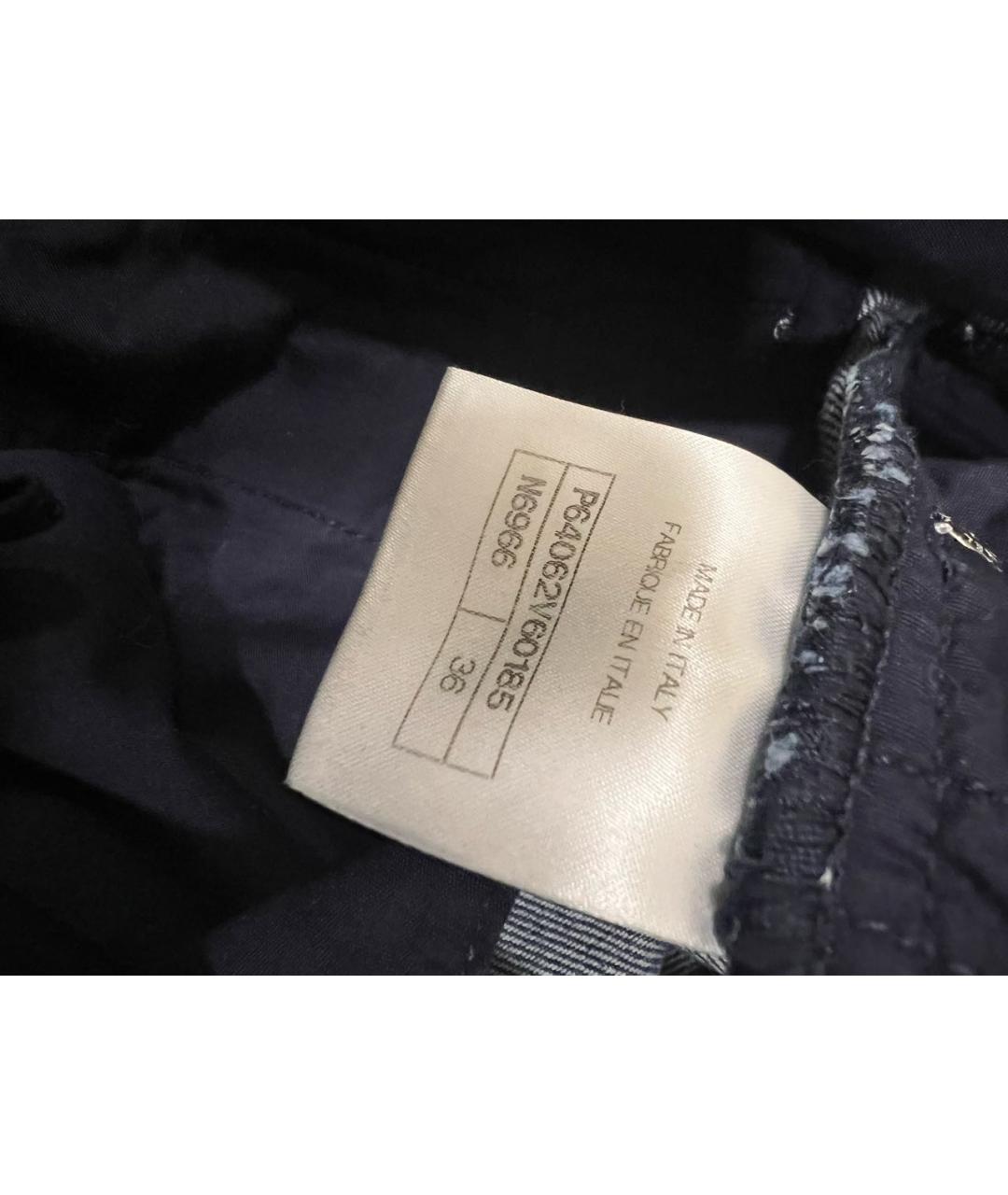 CHANEL Синие прямые джинсы, фото 4