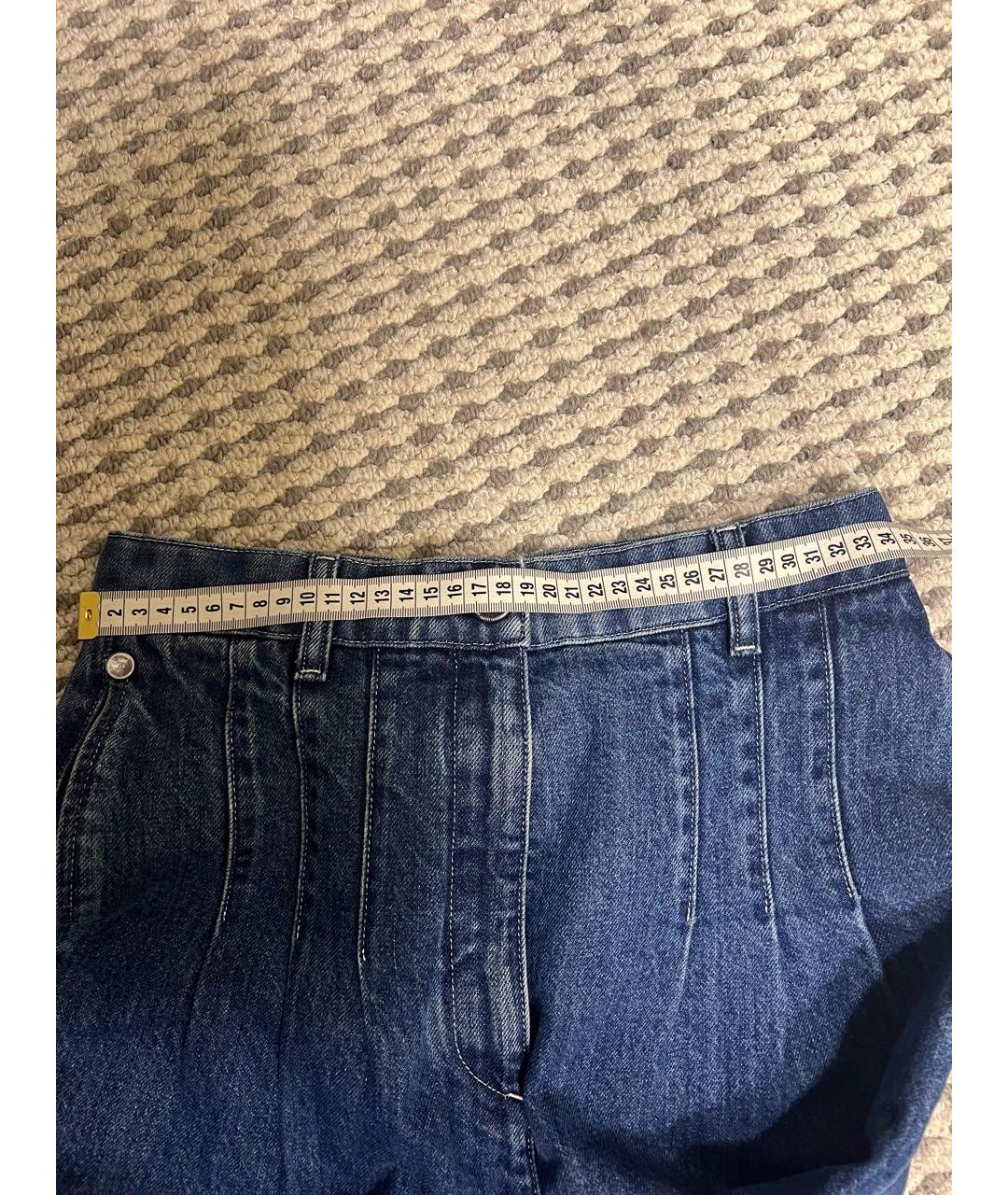 CHANEL Синие прямые джинсы, фото 8