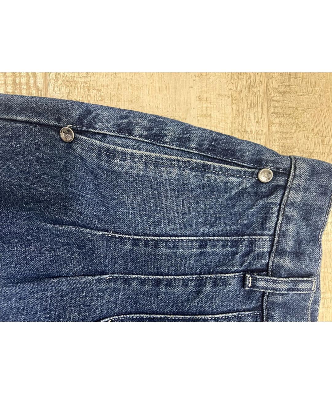CHANEL Синие прямые джинсы, фото 5