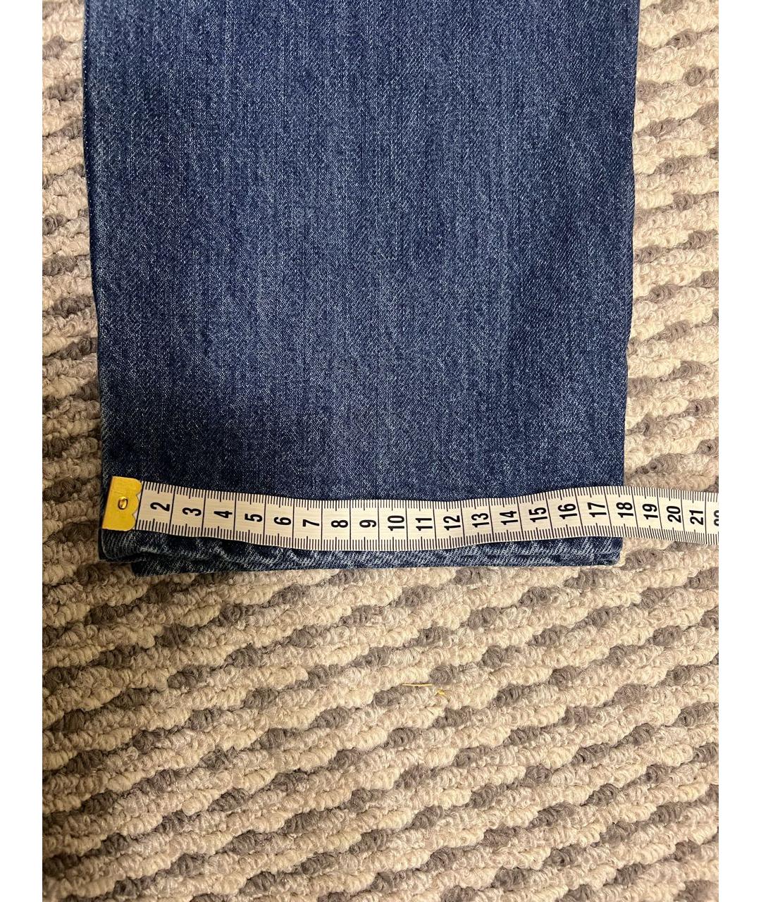 CHANEL Синие прямые джинсы, фото 6