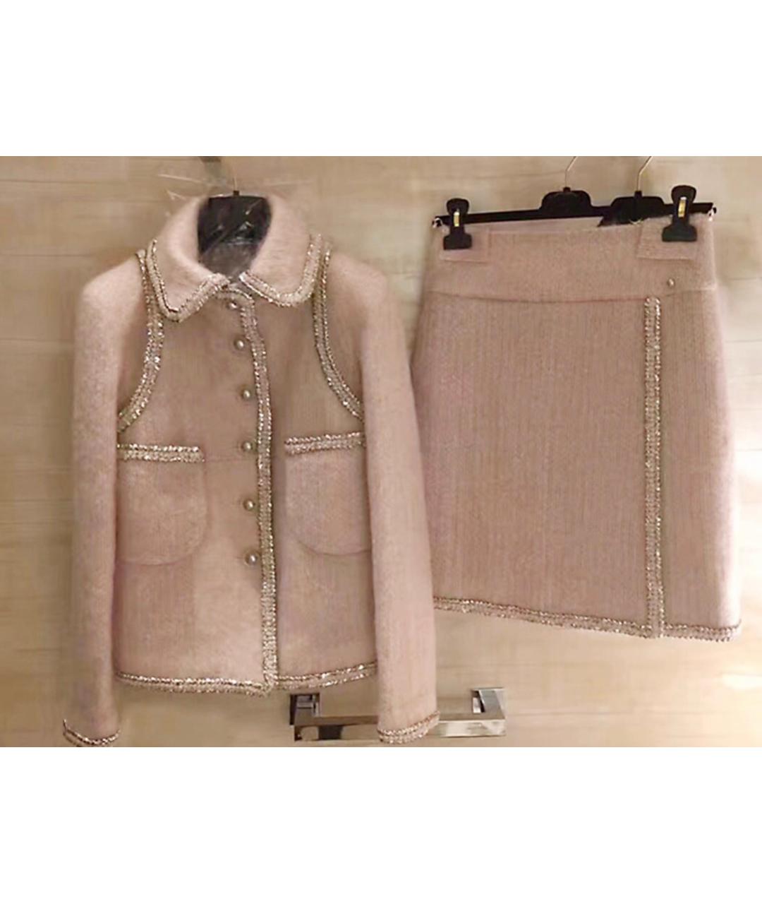 CHANEL Розовый костюм с юбками, фото 10