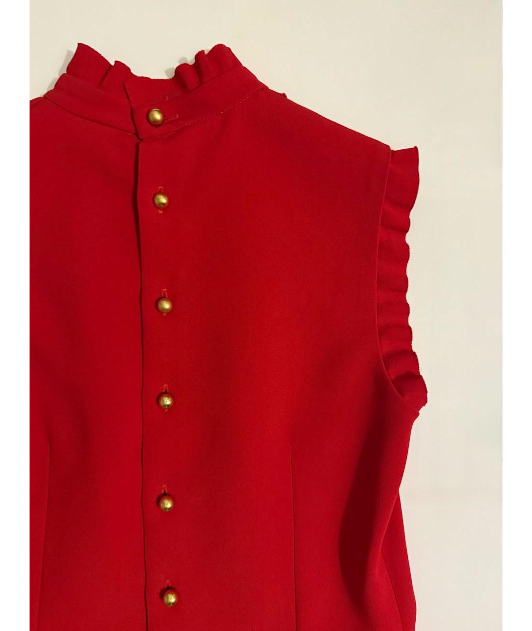 MIU MIU Красное полиэстеровое коктейльное платье, фото 3