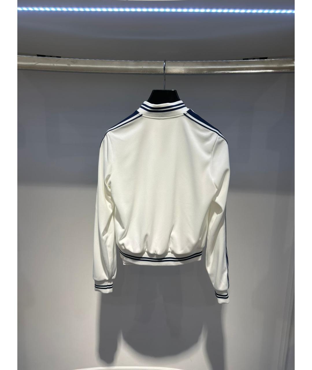 CELINE Белая полиэстеровая спортивная куртка, фото 3