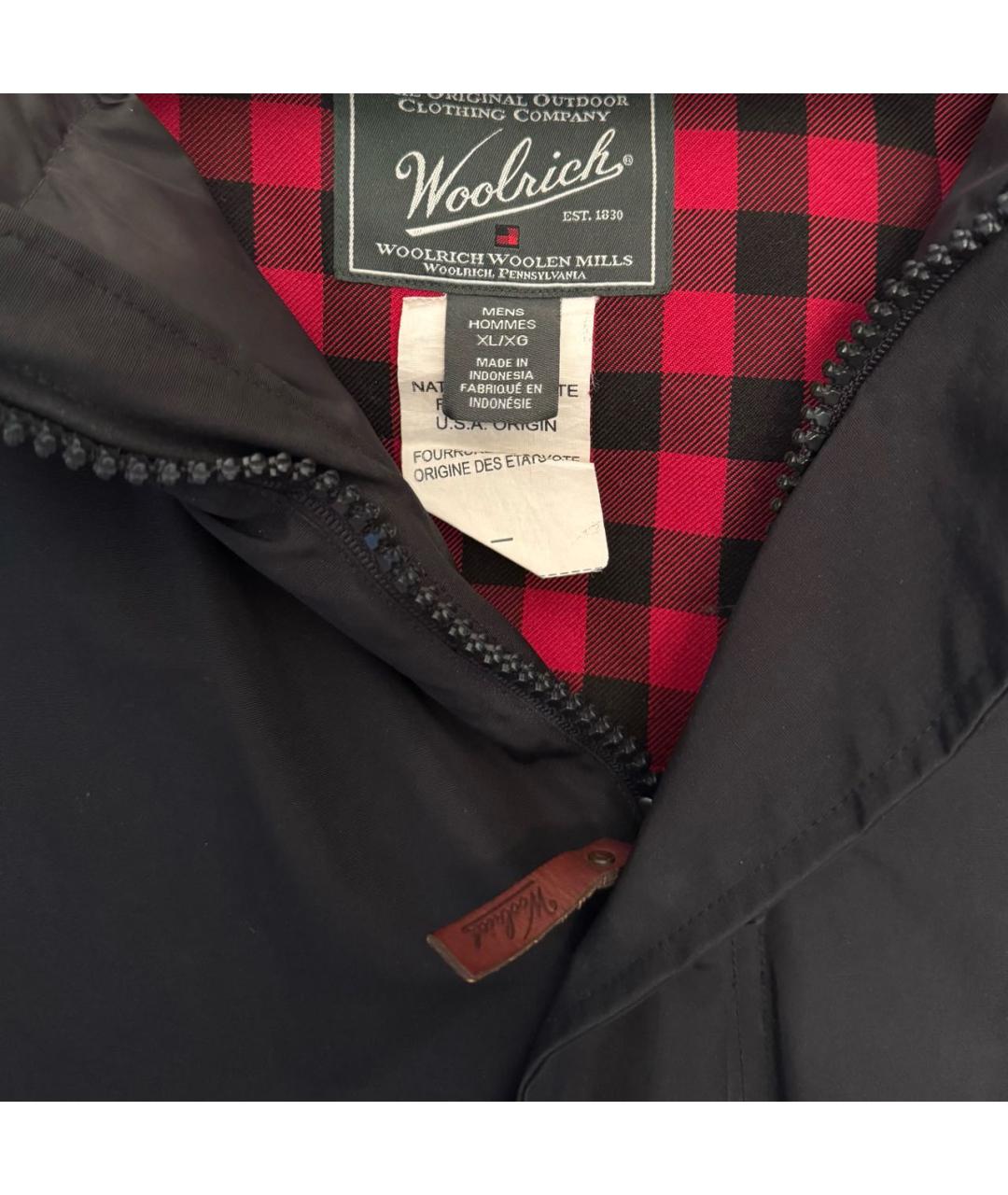 WOOLRICH Черная хлопковая куртка, фото 3
