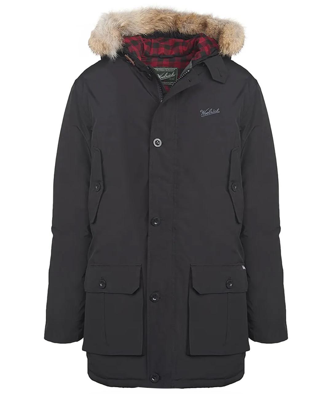 WOOLRICH Черная хлопковая куртка, фото 1