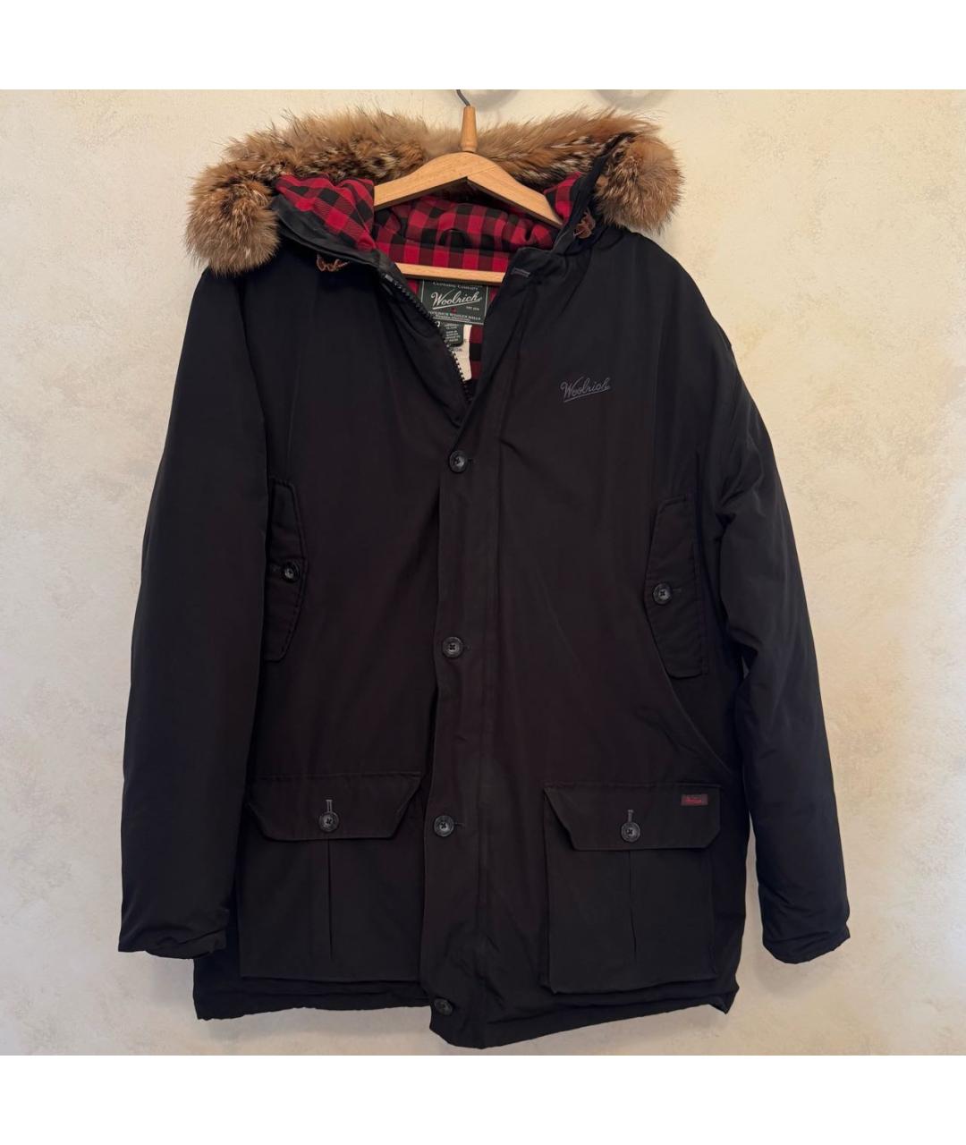 WOOLRICH Черная хлопковая куртка, фото 5