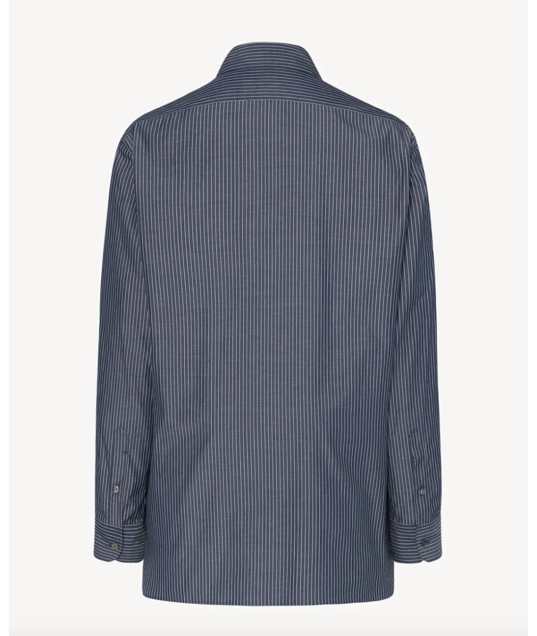 THE ROW Синяя хлопковая рубашка, фото 2