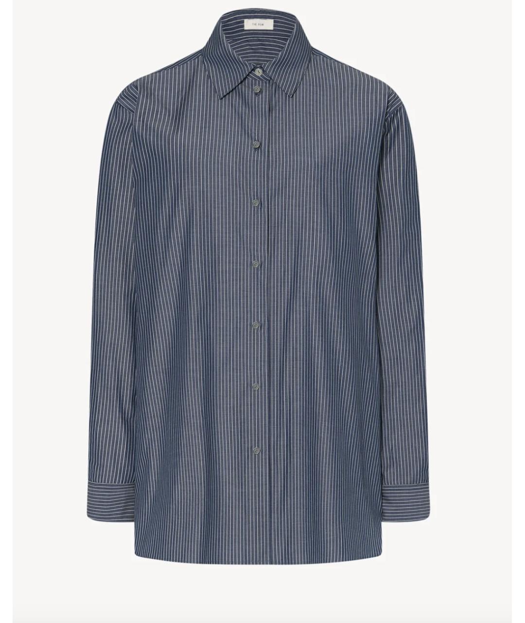 THE ROW Синяя хлопковая рубашка, фото 4