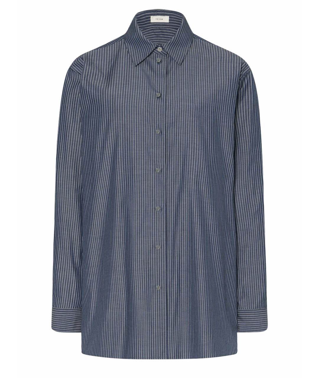 THE ROW Синяя хлопковая рубашка, фото 1