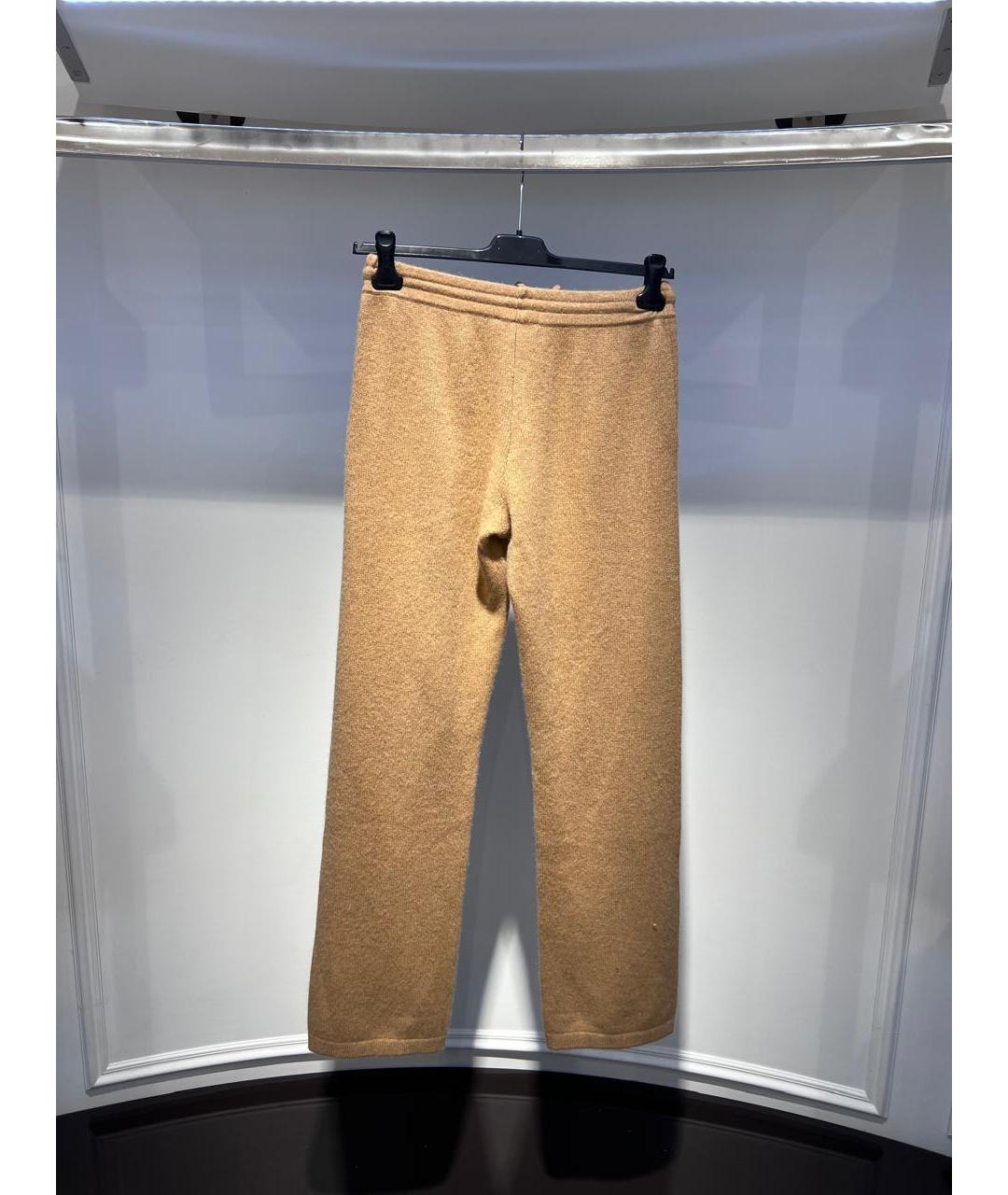 SPORTY AND RICH Коричневые кашемировые спортивные брюки и шорты, фото 2