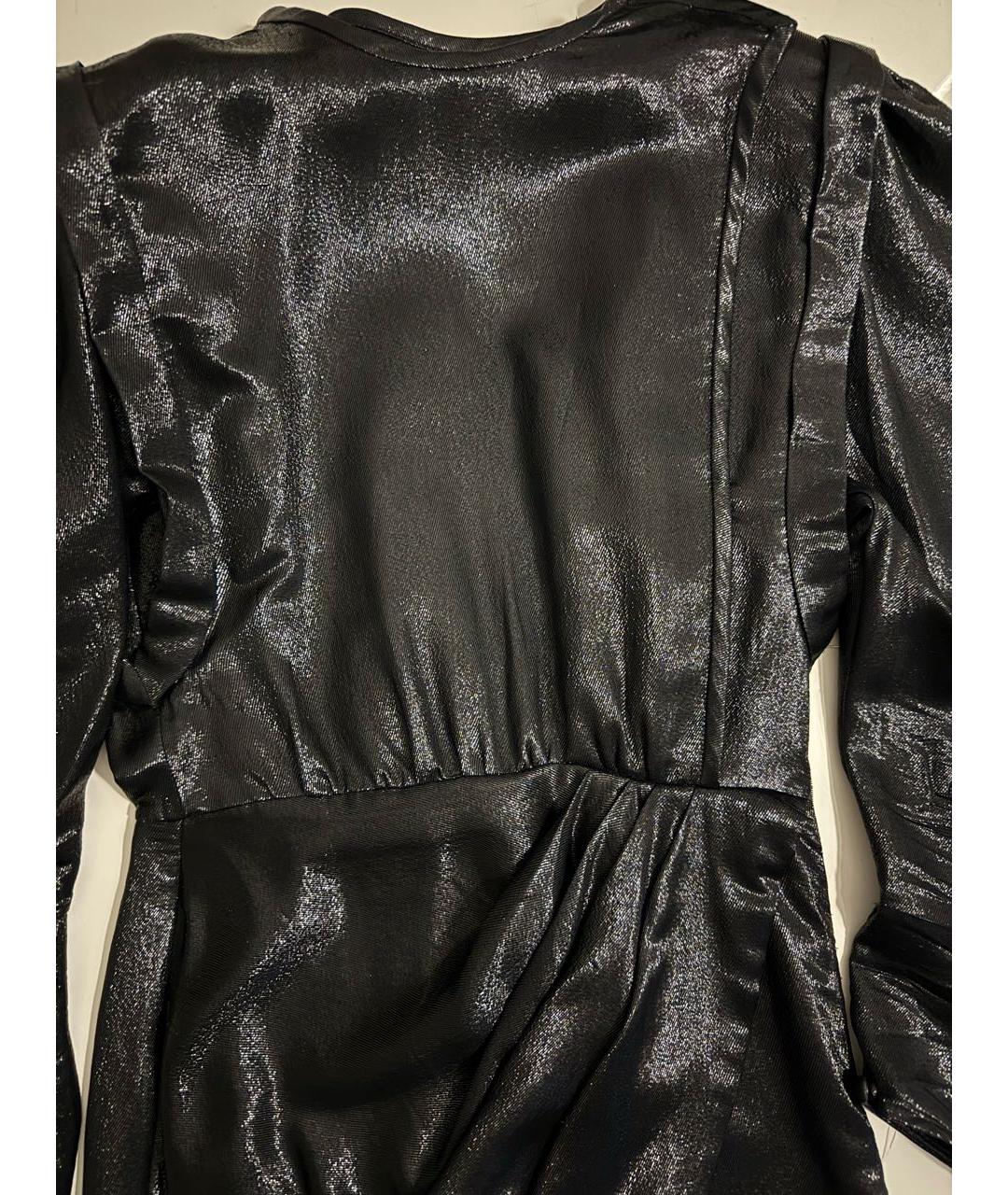 ISABEL MARANT Черное шелковое вечернее платье, фото 8