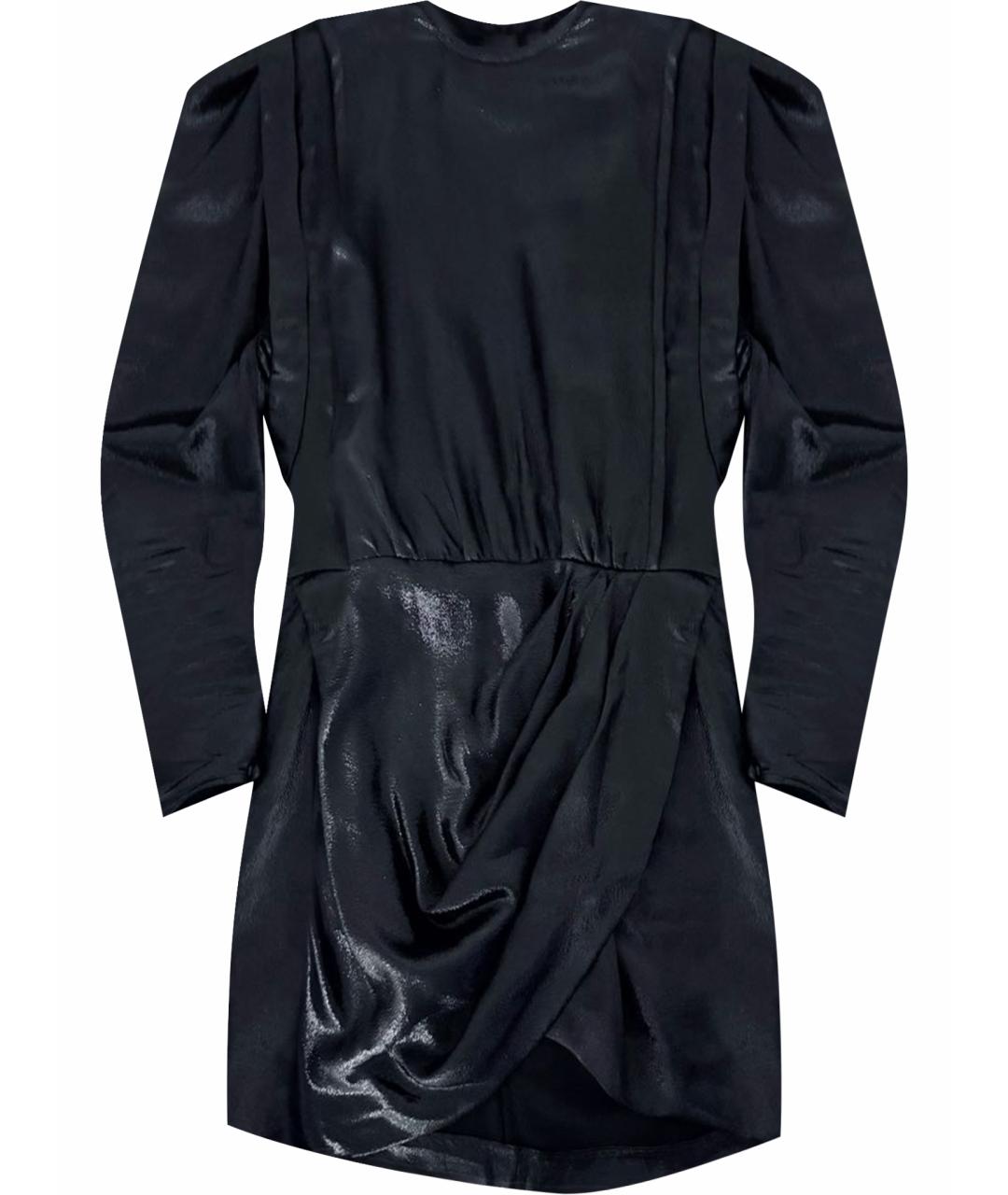 ISABEL MARANT Черное шелковое вечернее платье, фото 1