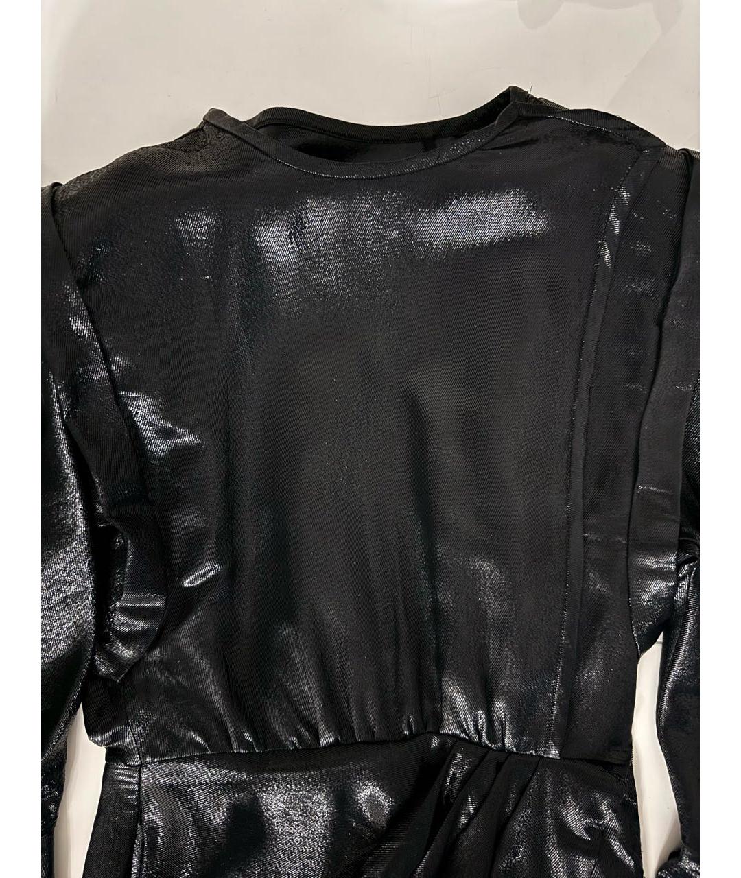 ISABEL MARANT Черное шелковое вечернее платье, фото 7