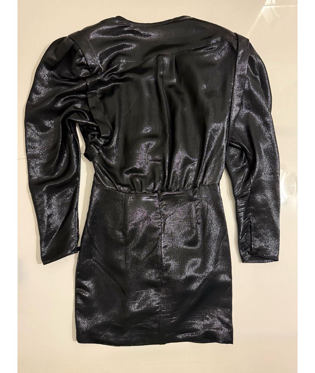 ISABEL MARANT Черное шелковое вечернее платье, фото 2