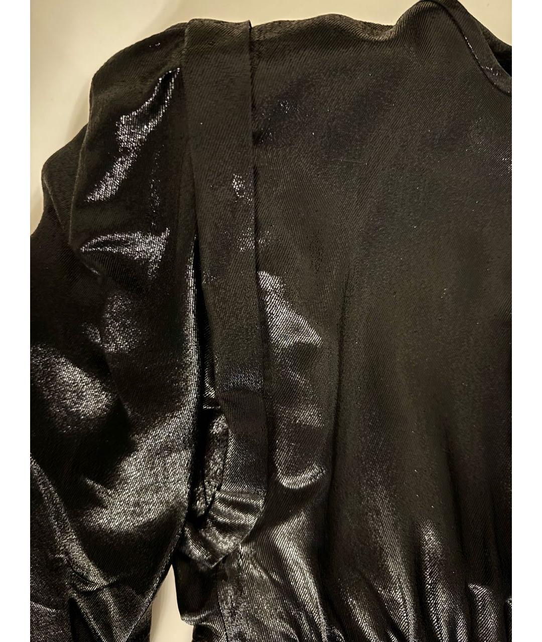 ISABEL MARANT Черное шелковое вечернее платье, фото 3