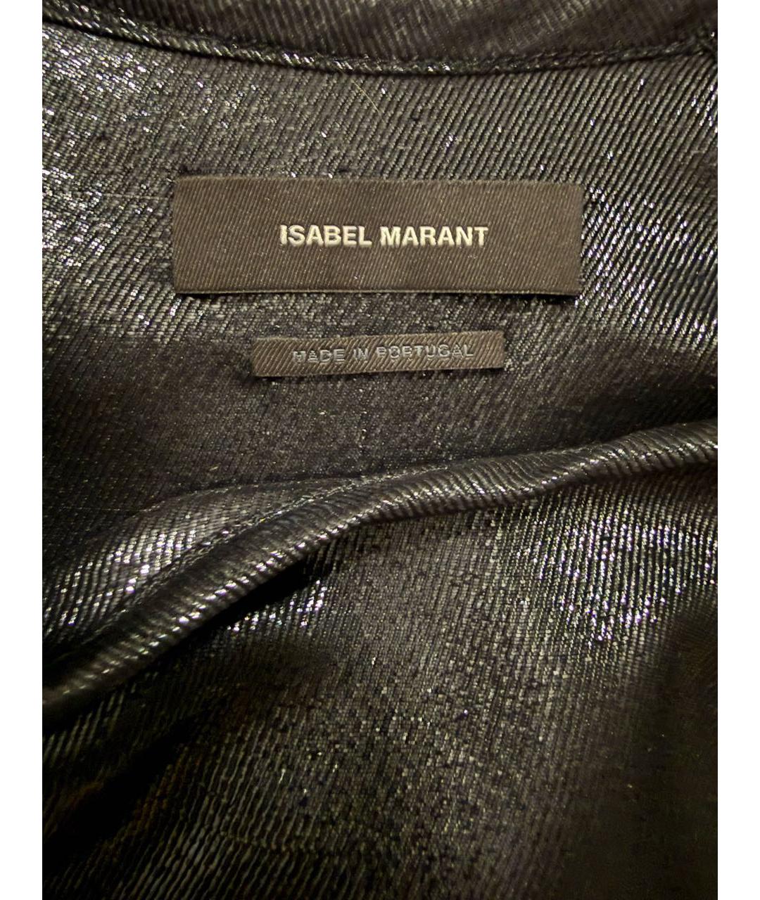 ISABEL MARANT Черное шелковое вечернее платье, фото 5