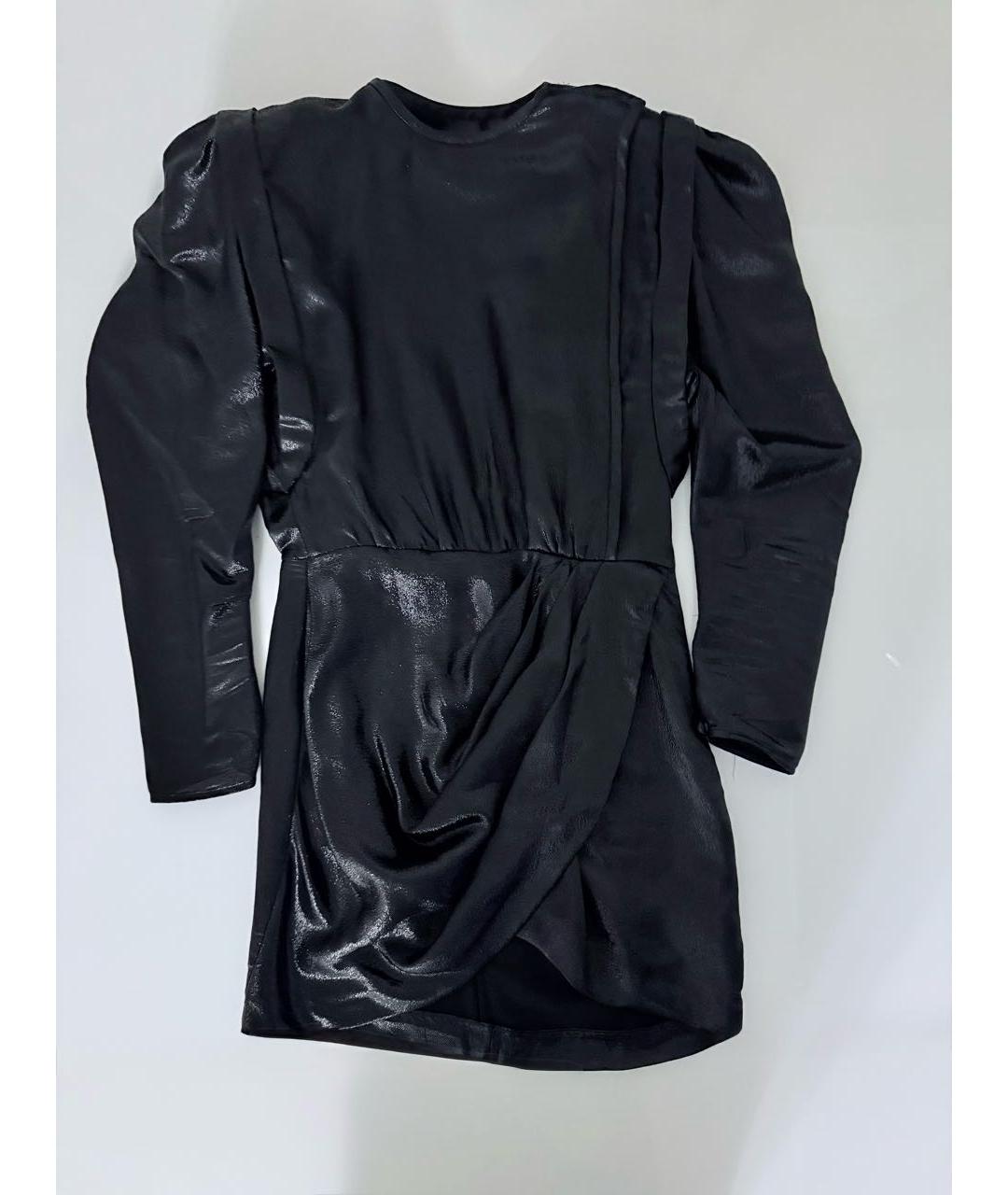 ISABEL MARANT Черное шелковое вечернее платье, фото 9