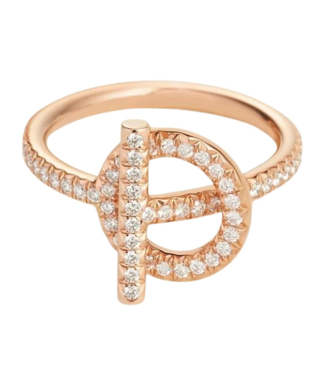 HERMES Золотое кольцо из розового золота, фото 1