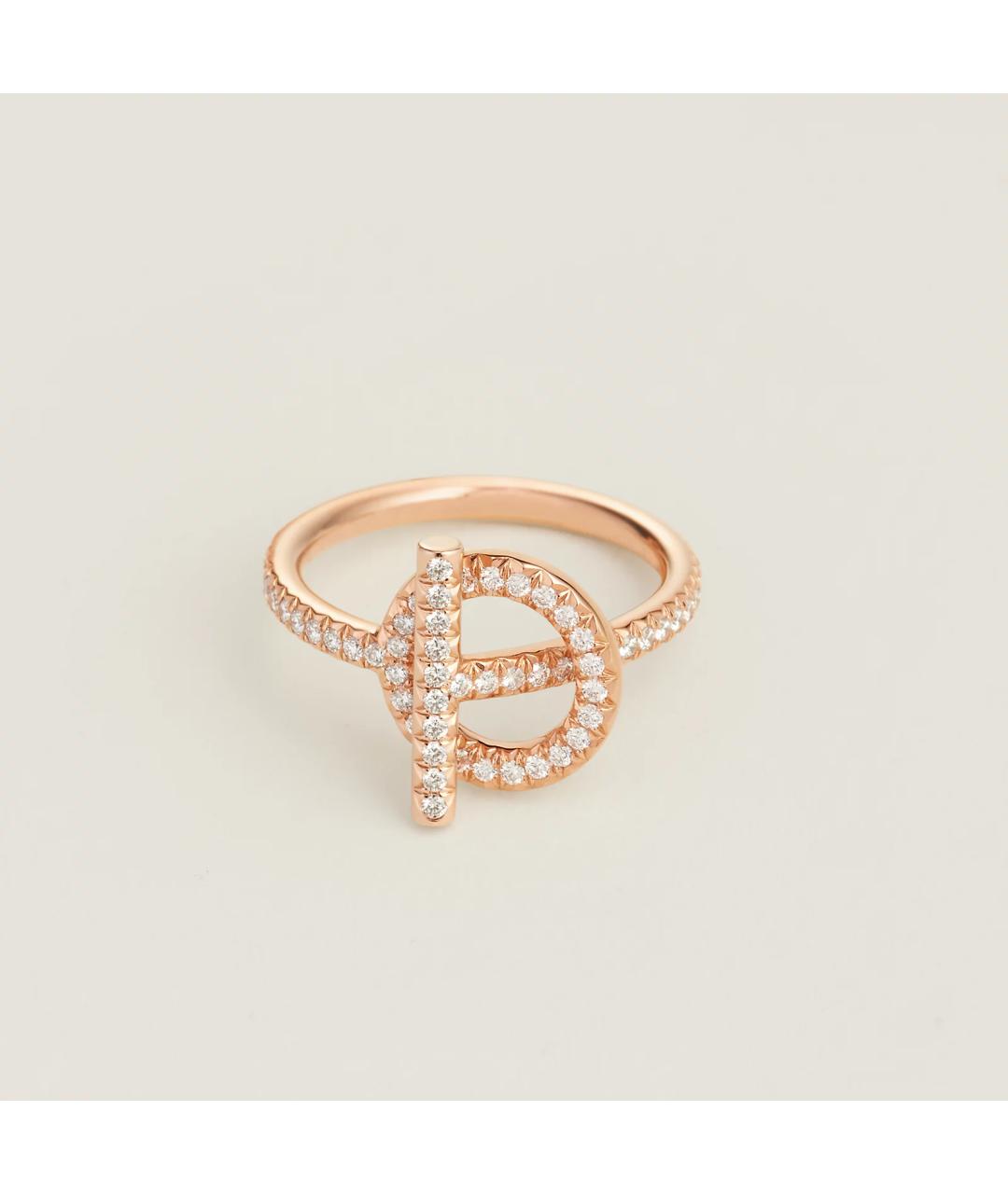 HERMES Золотое кольцо из розового золота, фото 3