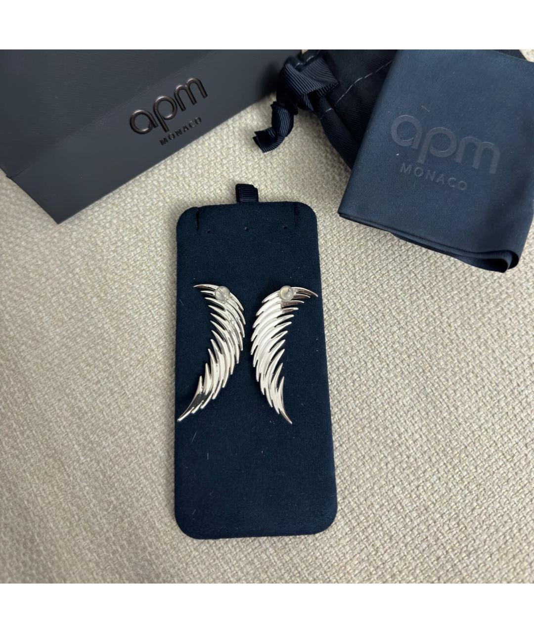 APM Monaco Серебряные серебряные серьги, фото 4