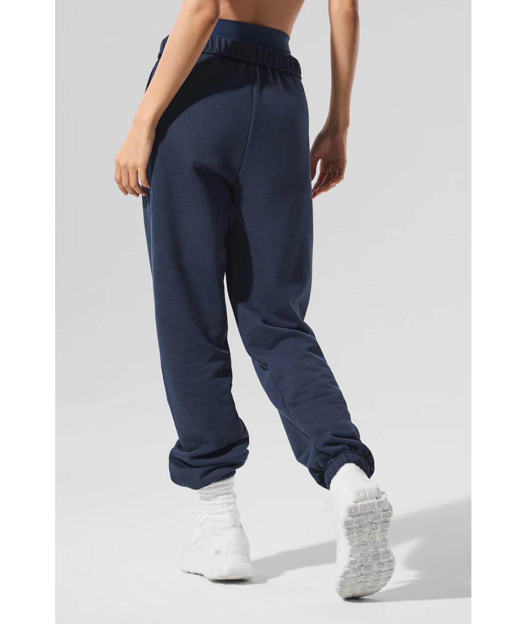 ALO YOGA Темно-синие хлопковые спортивные брюки и шорты, фото 6