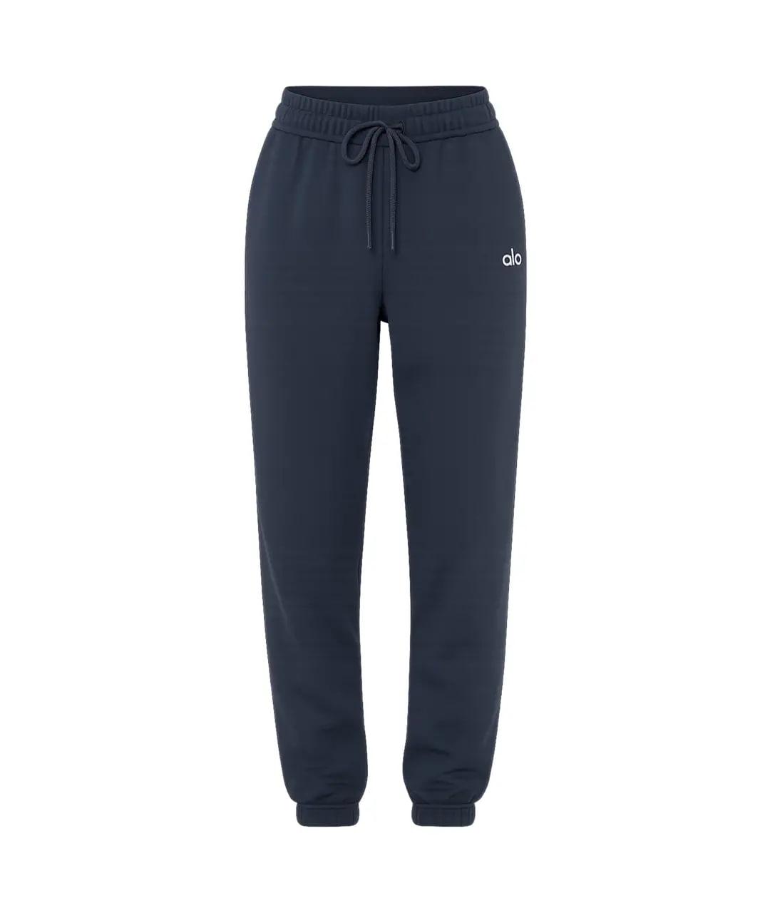 ALO YOGA Темно-синие хлопковые спортивные брюки и шорты, фото 1