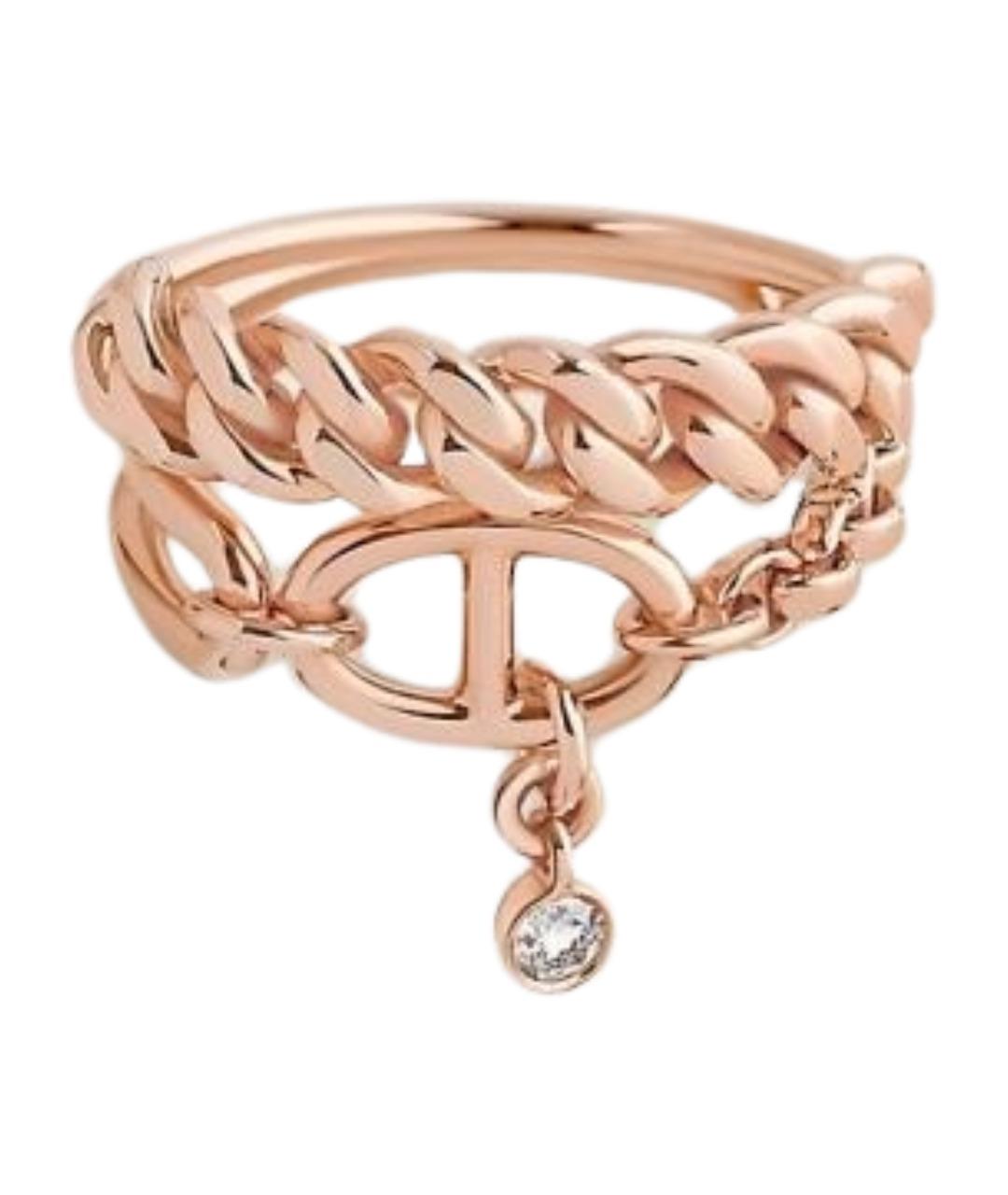 HERMES Золотое кольцо из розового золота, фото 1