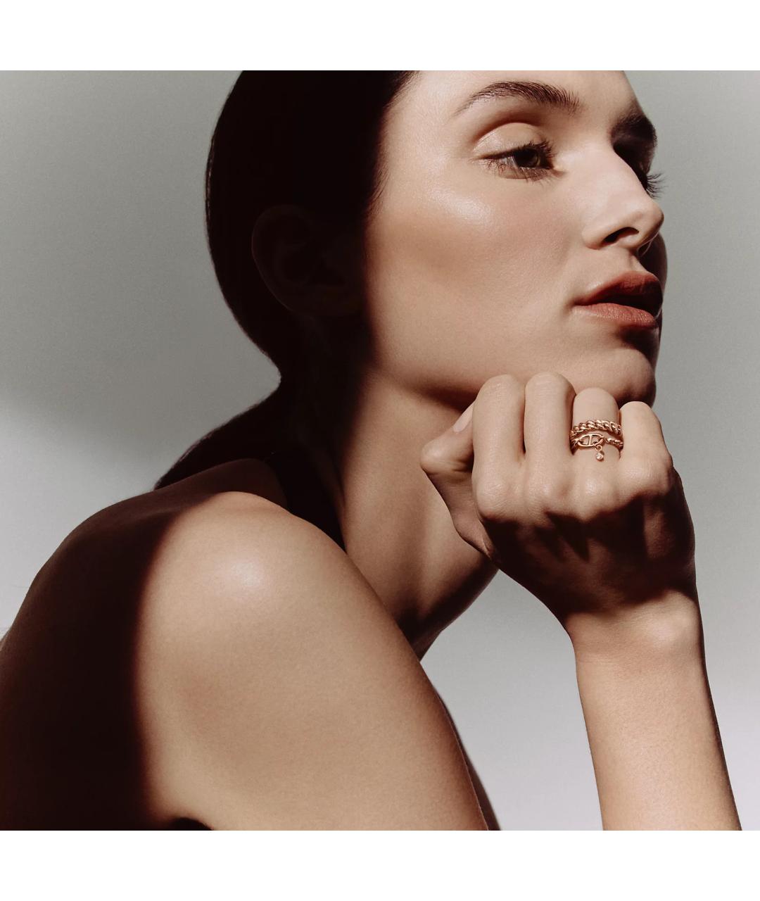 HERMES Золотое кольцо из розового золота, фото 2