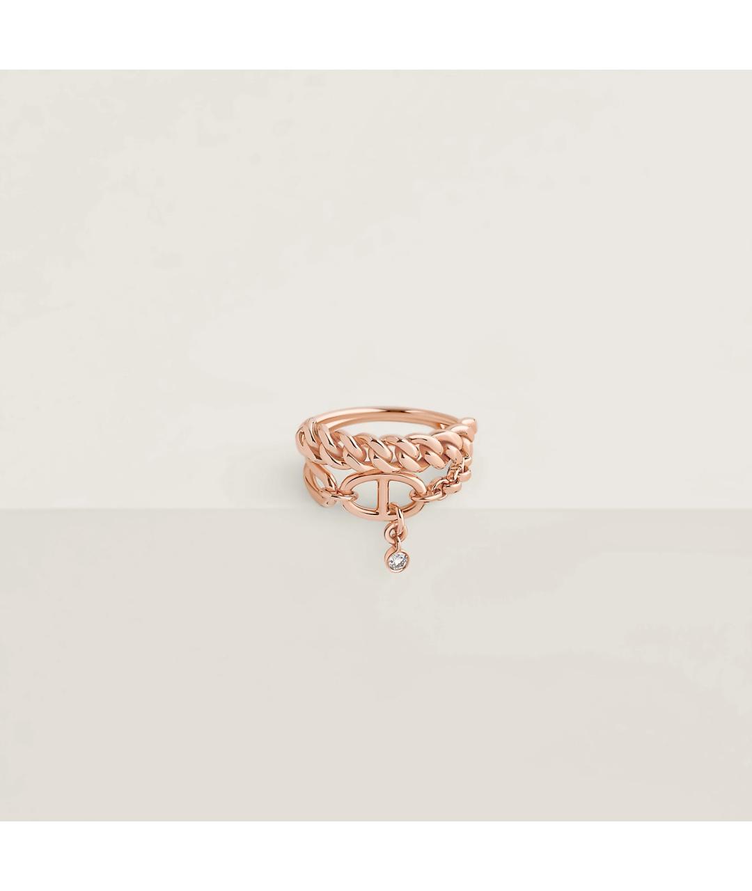 HERMES Золотое кольцо из розового золота, фото 3