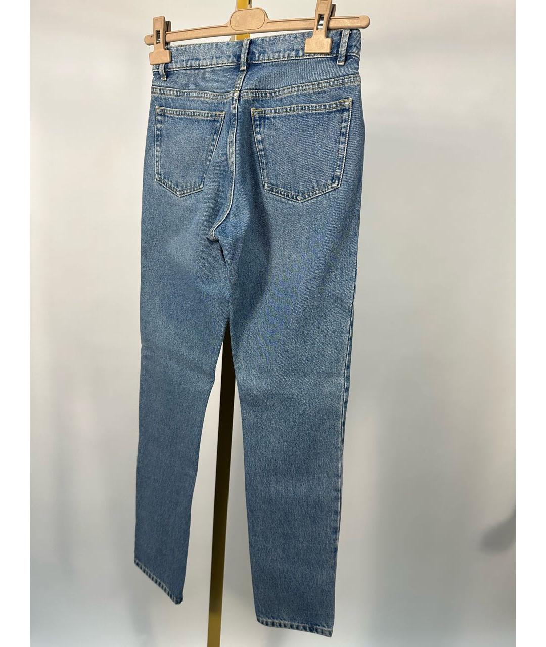 BALENCIAGA Синие хлопковые джинсы слим, фото 2