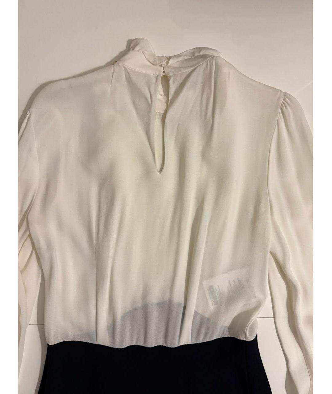 MIU MIU Белое вискозное коктейльное платье, фото 6