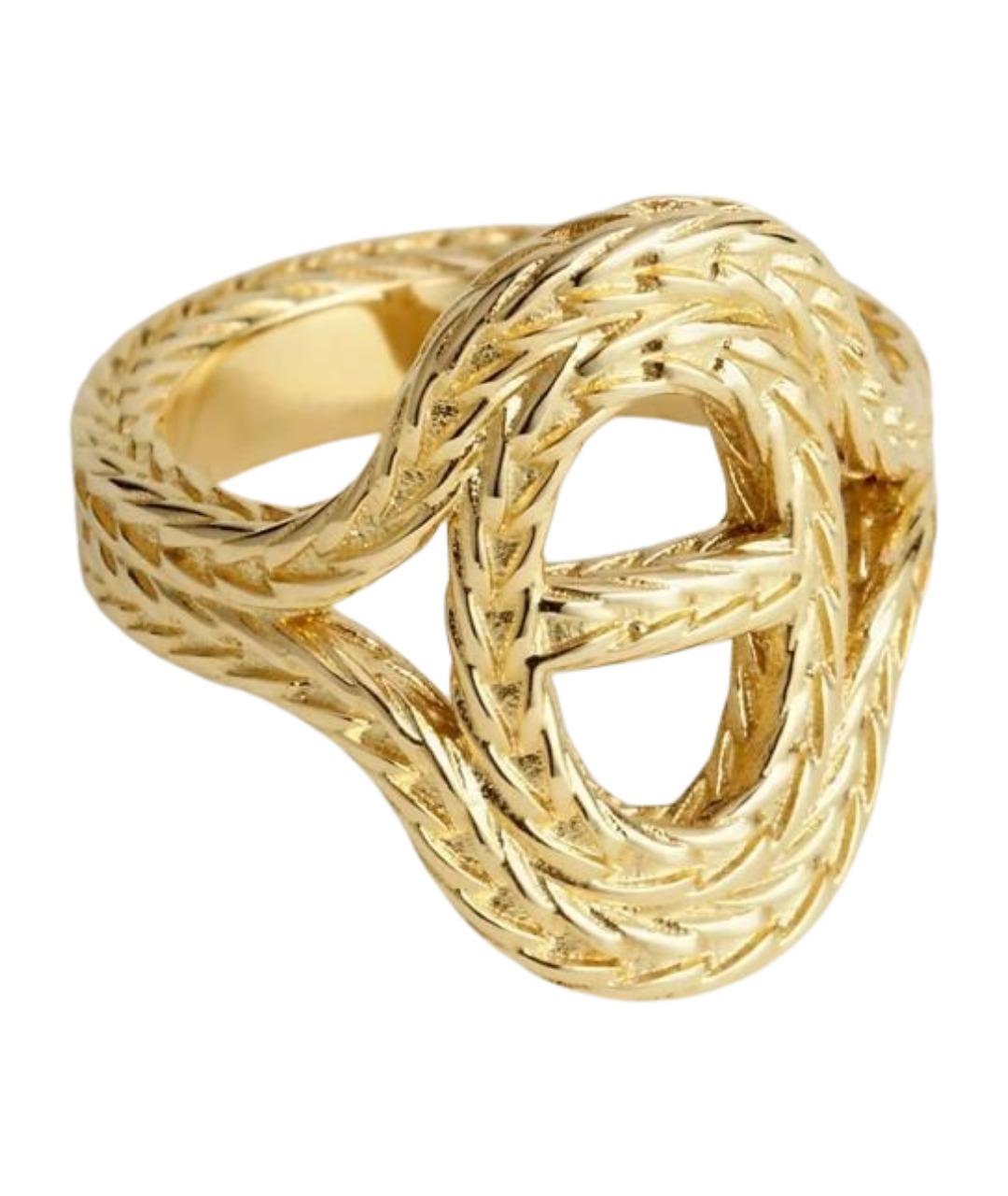 HERMES Золотое кольцо из желтого золота, фото 1