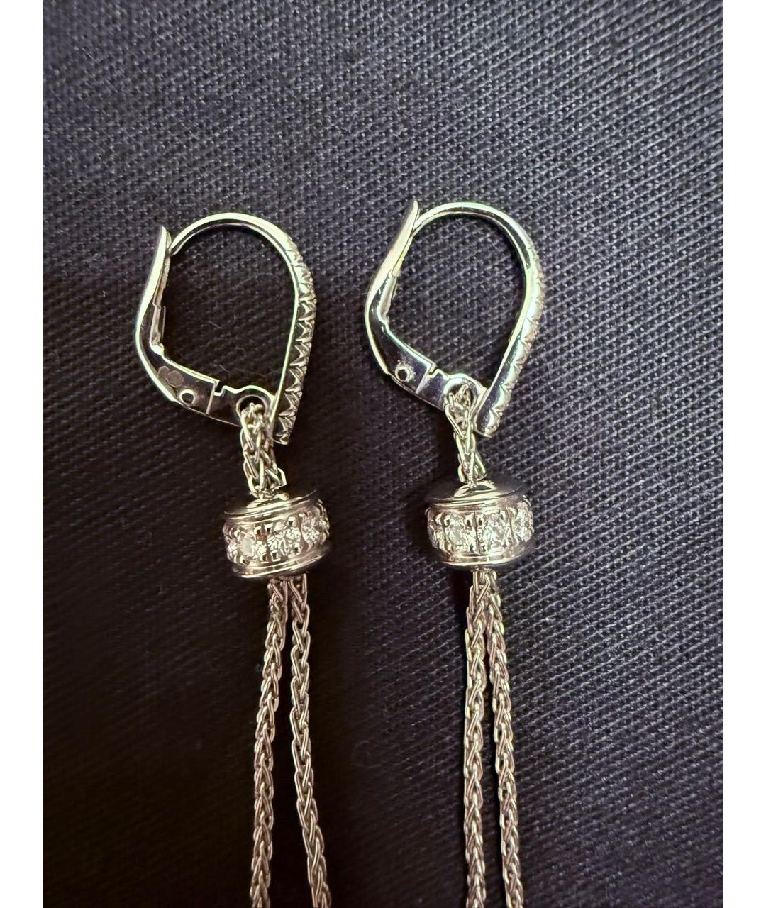 PIAGET Серебряные серьги из белого золота, фото 8