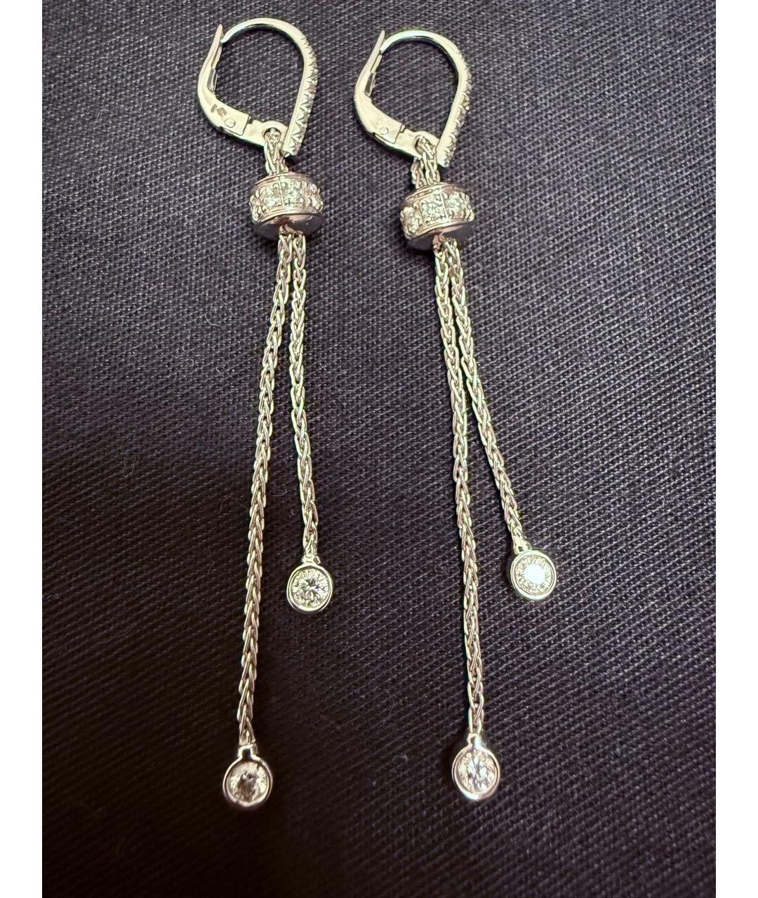 PIAGET Серебряные серьги из белого золота, фото 7