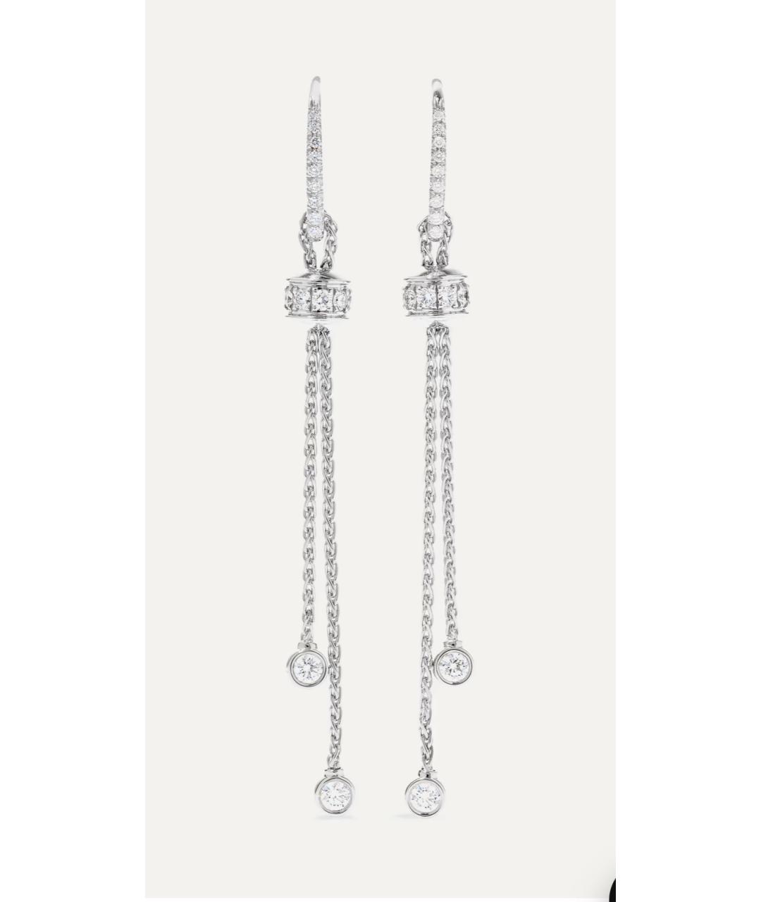 PIAGET Серебряные серьги из белого золота, фото 7