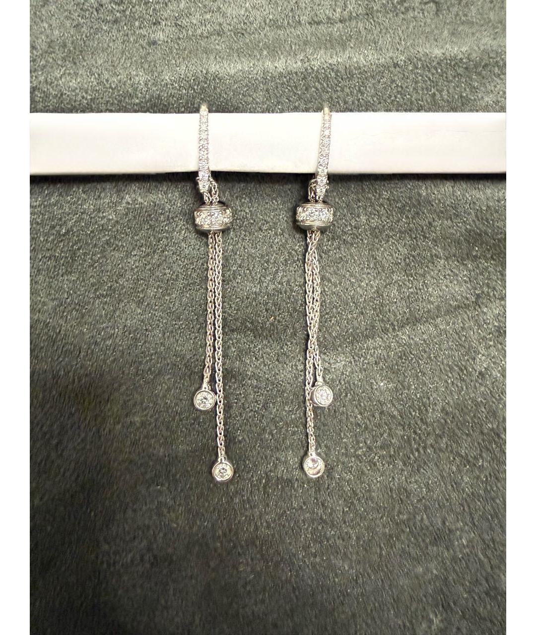 PIAGET Серебряные серьги из белого золота, фото 5