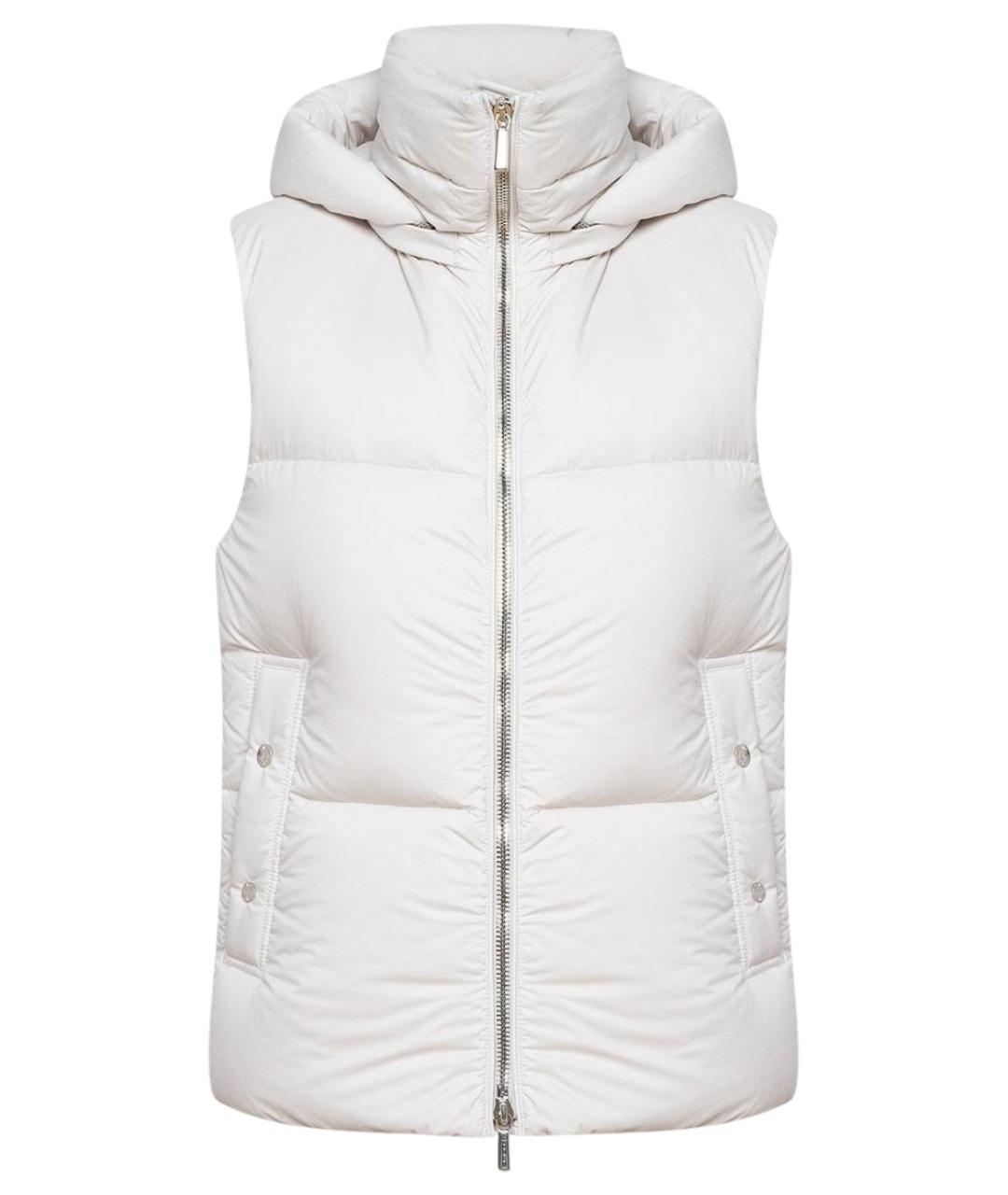 MOORER Белый полиамидовый жилет, фото 1