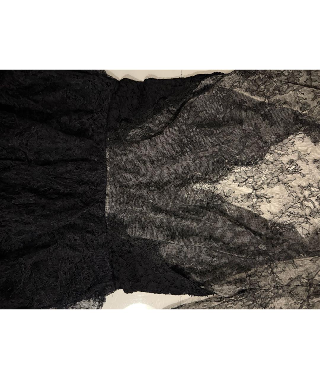 ROBERTO CAVALLI Черное шелковое вечернее платье, фото 5