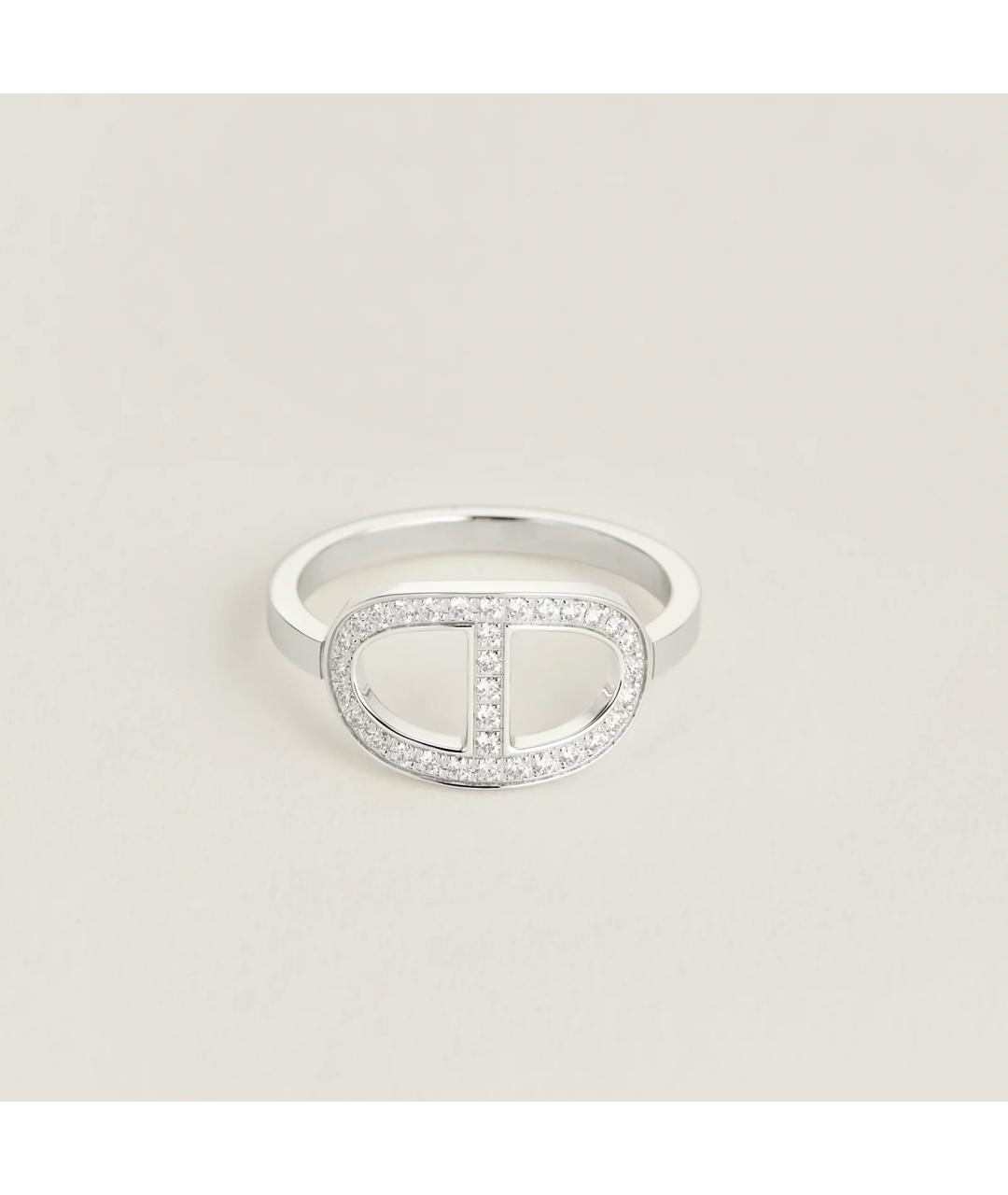 HERMES Золотое кольцо из белого золота, фото 3