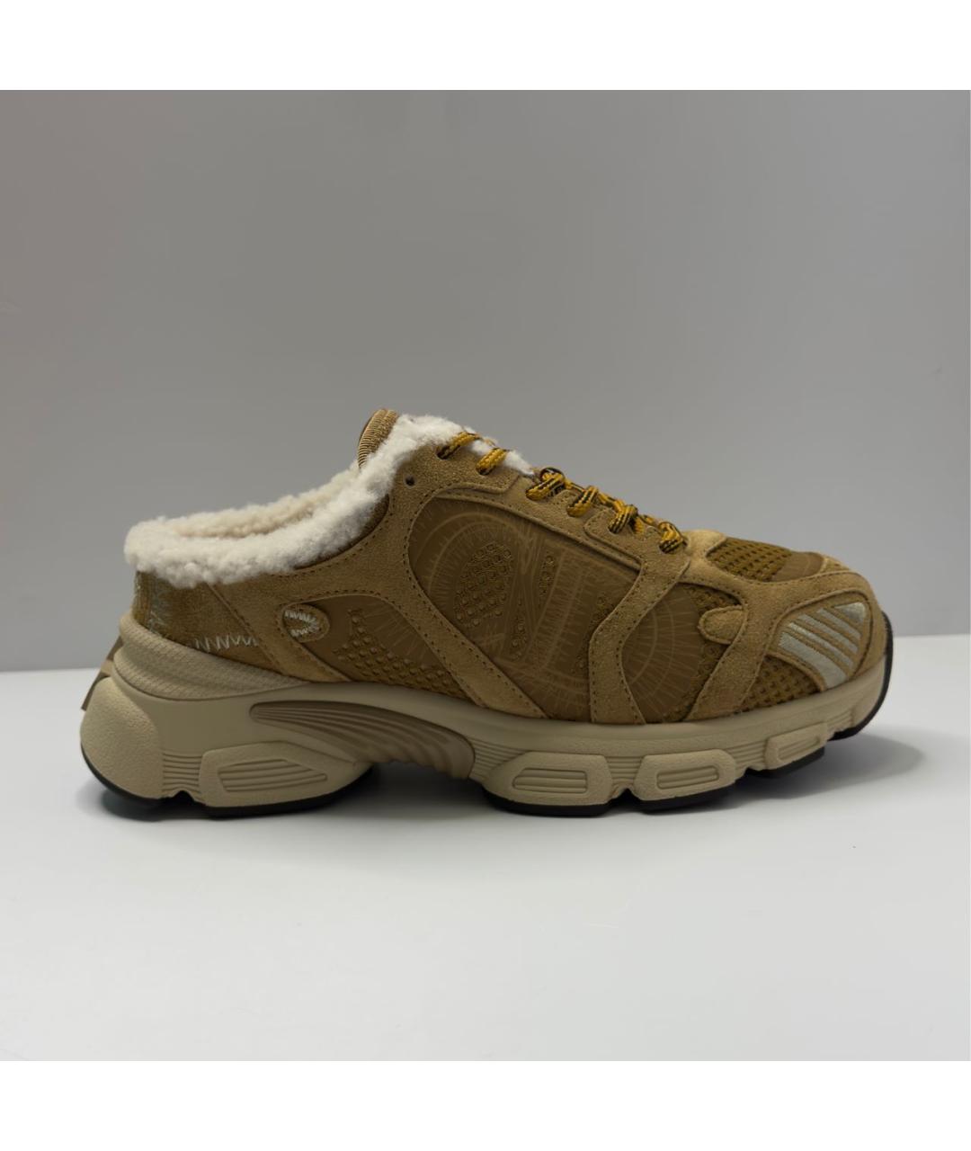 CHRISTIAN DIOR Коричневые замшевые кроссовки, фото 8