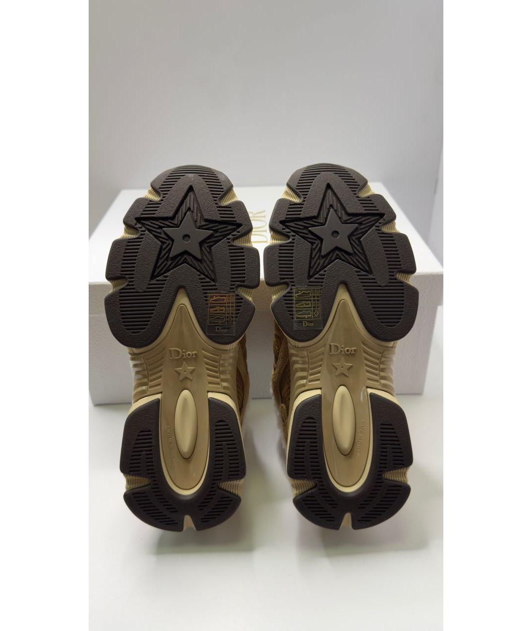 CHRISTIAN DIOR Коричневые замшевые кроссовки, фото 6