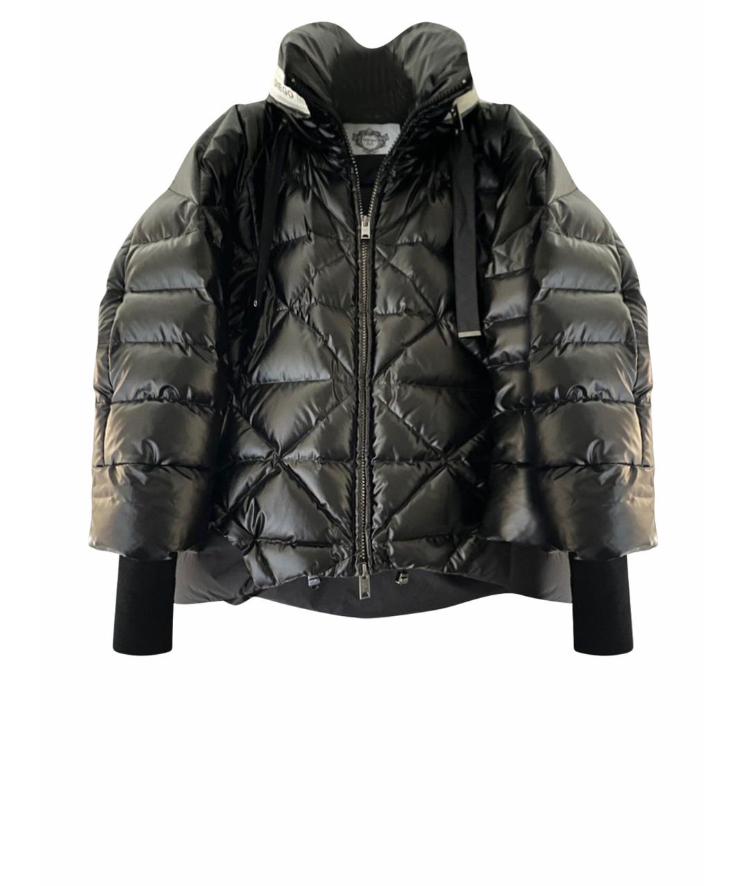 DIEGO M Черный пуховик, фото 1