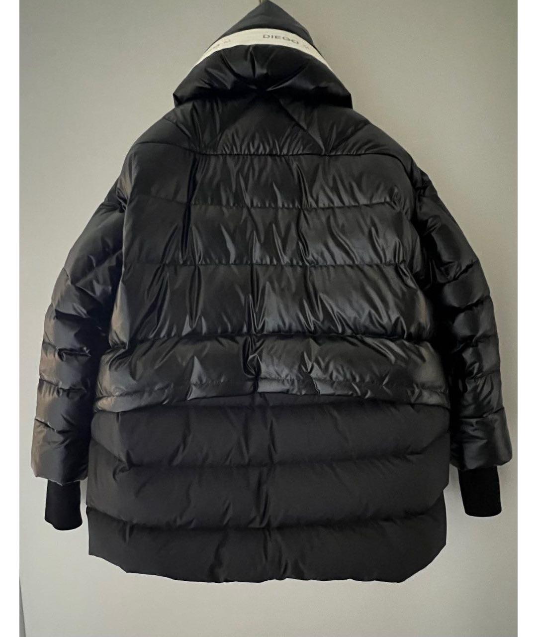 DIEGO M Черный пуховик, фото 2