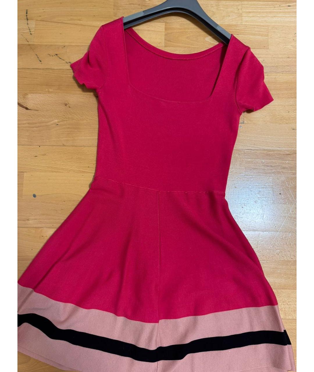 RED VALENTINO Фуксия повседневное платье, фото 2