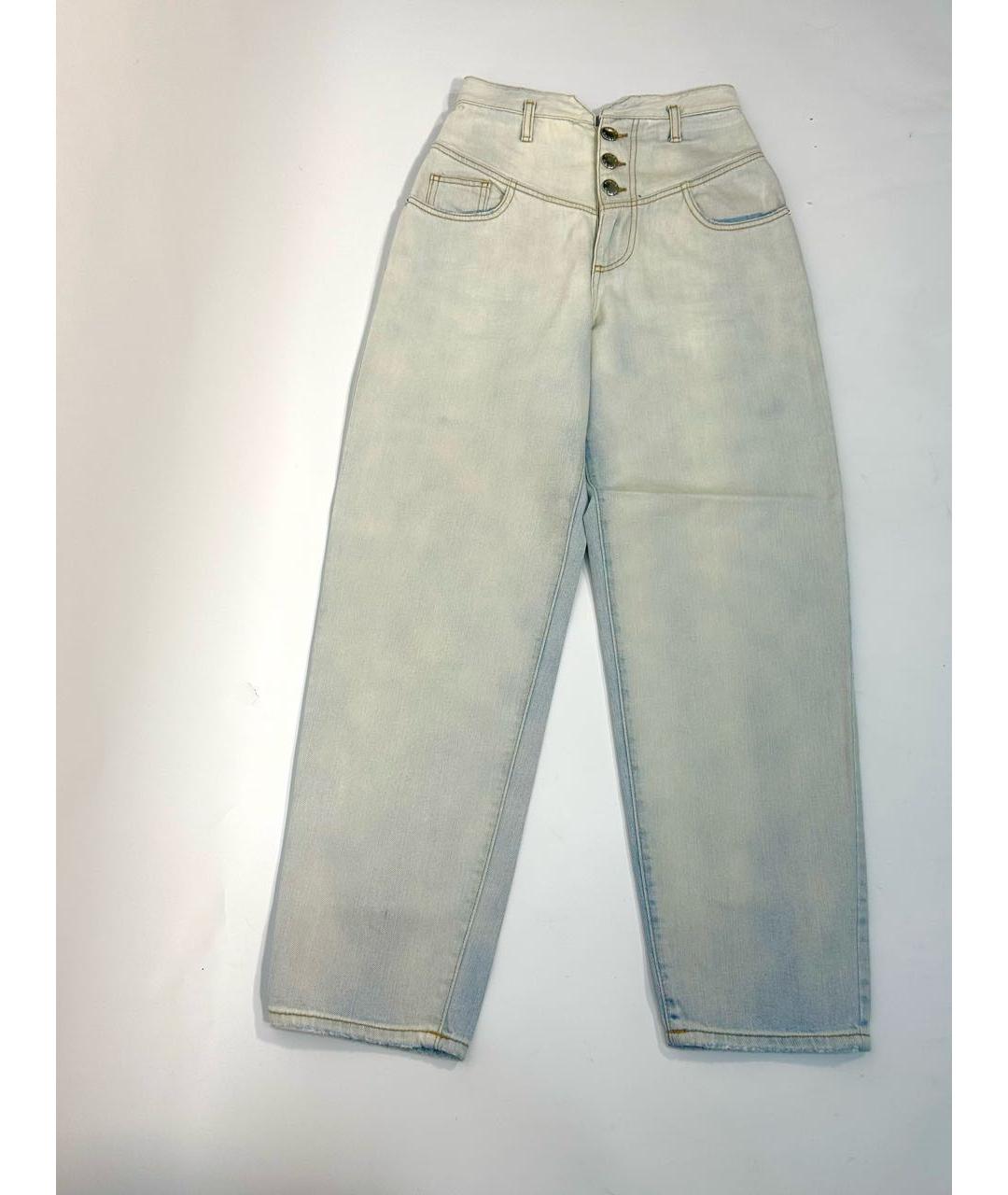 PINKO Хлопковые прямые джинсы, фото 8