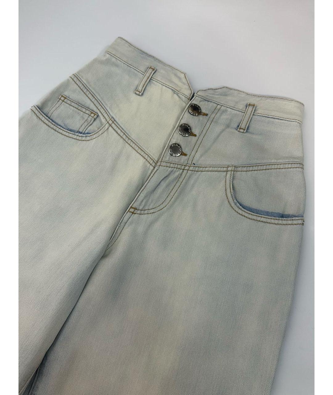 PINKO Хлопковые прямые джинсы, фото 2