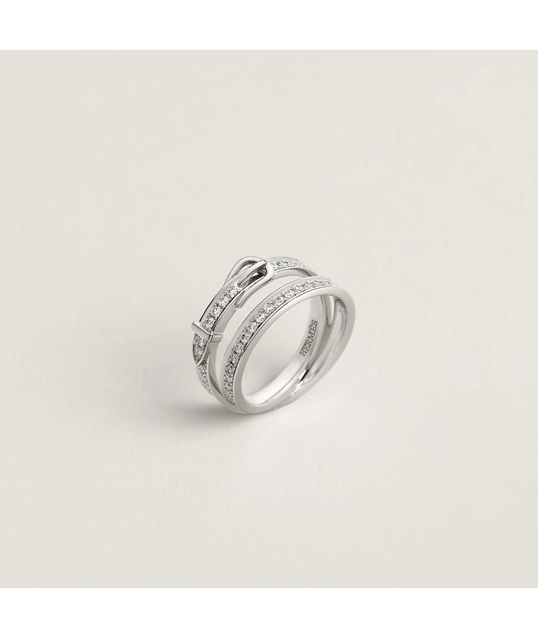HERMES Серебряное кольцо из белого золота, фото 4