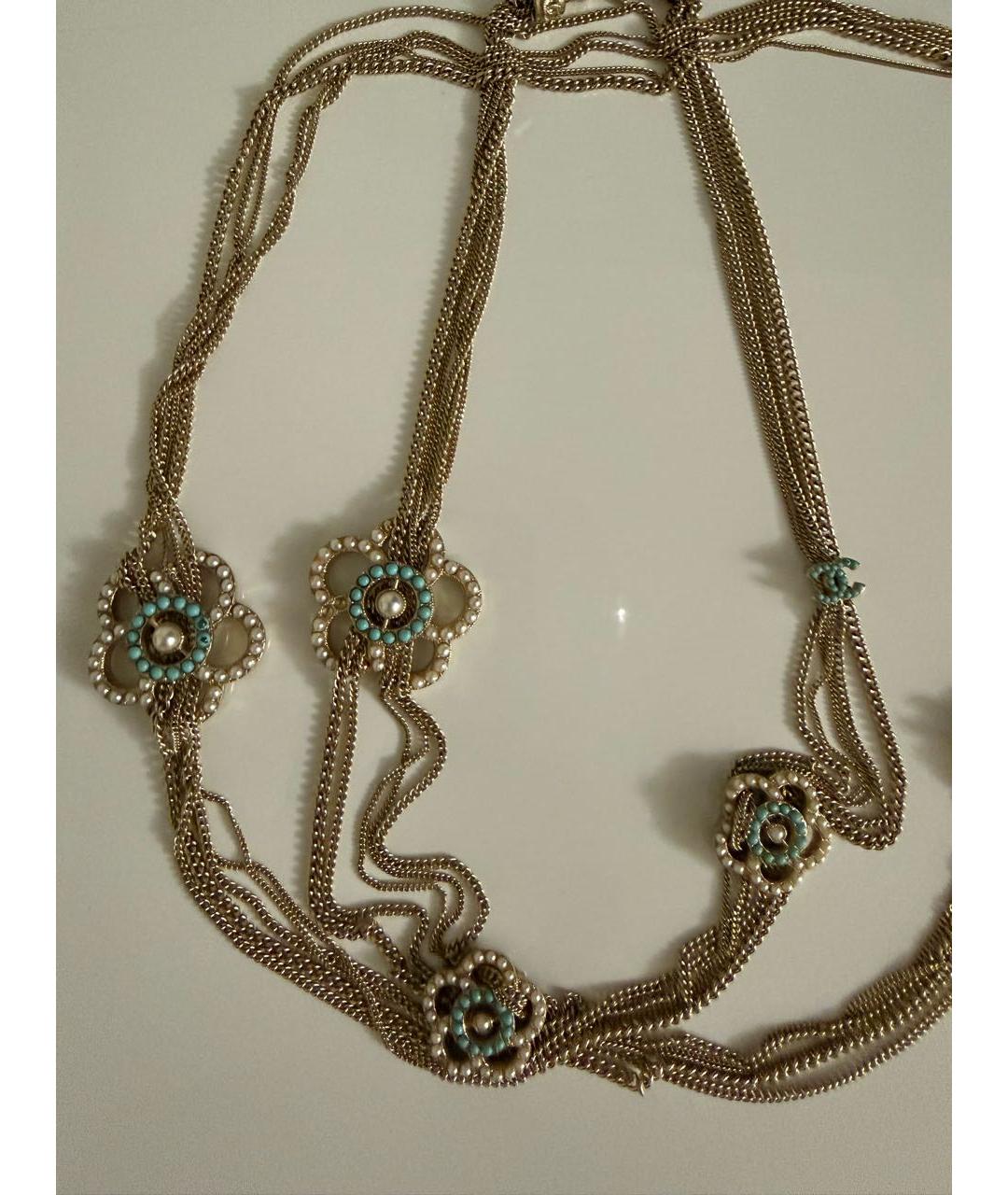 CHANEL Золотая металлическая цепочка, фото 5