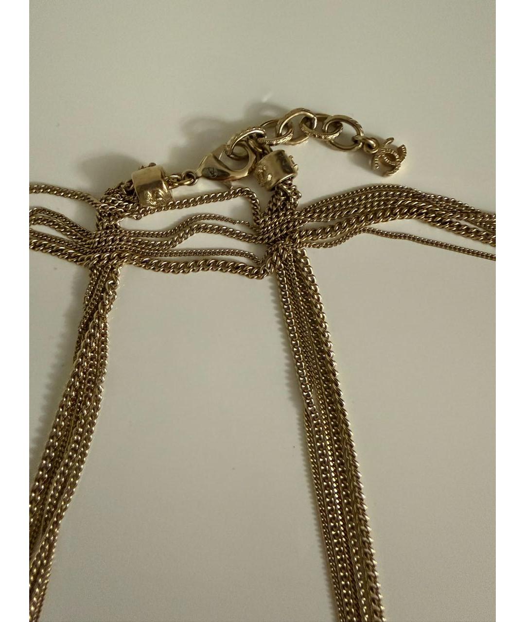 CHANEL Золотая металлическая цепочка, фото 4
